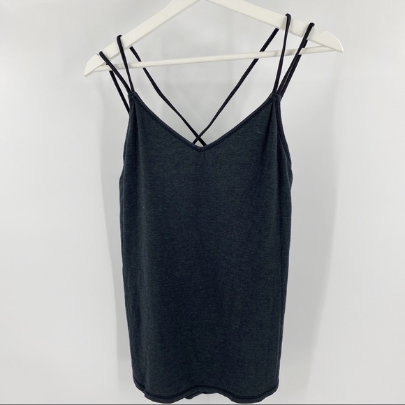 lululemon athletica Tops - Lululemon charcoal grey tank with spaghetti straps